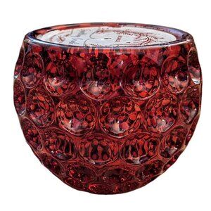 Holiday Red Jar Sparkling Cranberry Scented Hand Poured Artisan 9oz Candle